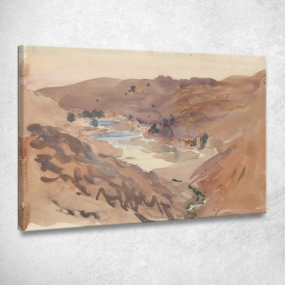 Toledo John Singer Sargent jss336 quadro stampato su tela