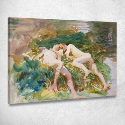 Tommy Fa Il Bagno 2 John Singer Sargent jss337 quadro stampato su tela