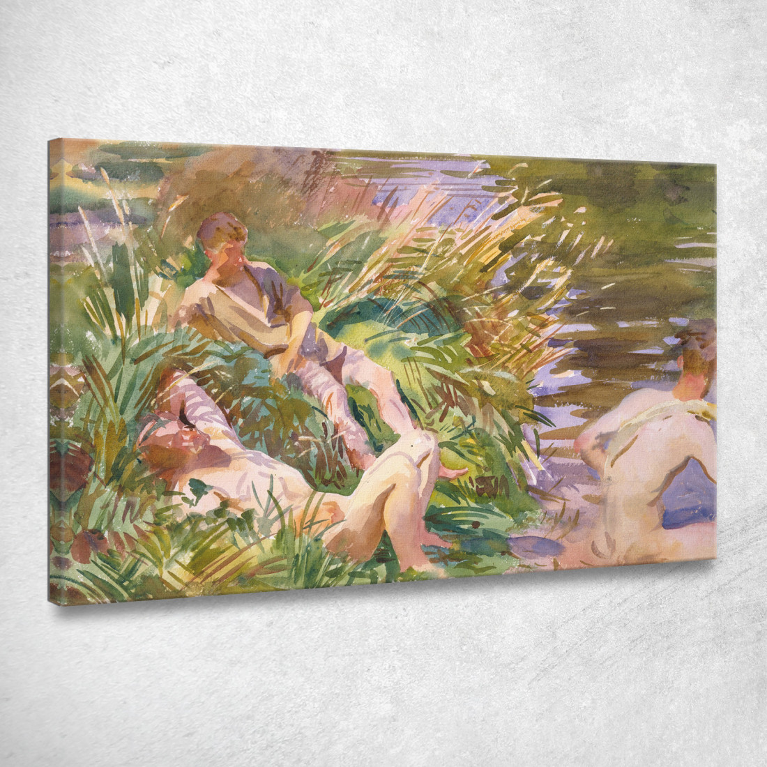 I Tommies Fanno Il Bagno John Singer Sargent jss338 quadro stampato su tela