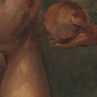 Eva Tenta Adamo Wilhelm Marstrand wmr25 quadro stampato su tela