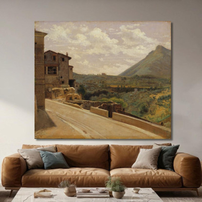 Paesaggio Italiano Wilhelm Marstrand wmr31 quadro stampato su tela