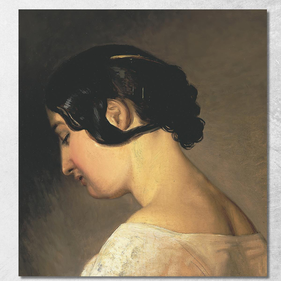 Italiana Wilhelm Marstrand wmr33 quadro stampato su tela