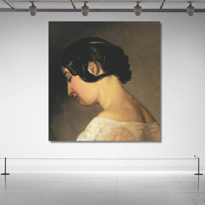 Italiana Wilhelm Marstrand wmr33 quadro stampato su tela