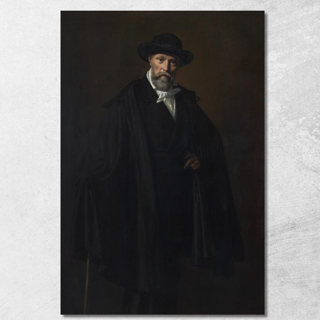 Il Pittore Constantin Hansen Wilhelm Marstrand wmr40 quadro stampato su tela