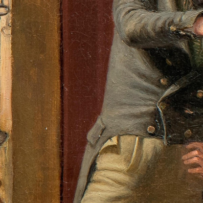 Scena Del Giorno Del Trasloco Wilhelm Marstrand wmr42 quadro stampato su tela