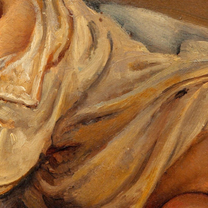 Ragazzo Napoletano E Cane. Studio Per "La Vita Napoletana" Wilhelm Marstrand wmr44 quadro stampato su tela