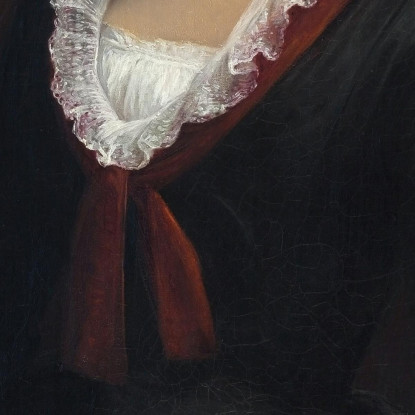 Ritratto Di Miss Vilhelmine "Ville" Hage Poi Signora Heise Wilhelm Marstrand wmr49 quadro stampato su tela