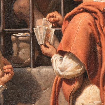 Scena Di Prigione A Roma Wilhelm Marstrand wmr54 quadro stampato su tela