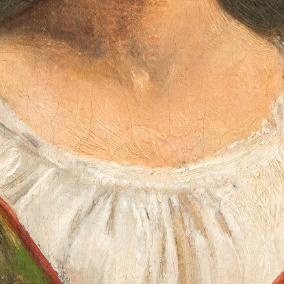 Donna Italiana In Piedi. Studio Per "Un Capraio Che Vende Latte" Wilhelm Marstrand wmr60 quadro stampato su tela