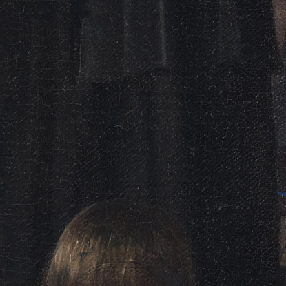 La Moglie E I Figli Dell'Artista Nello Studio A Charlottenborg Wilhelm Marstrand wmr66 quadro stampato su tela