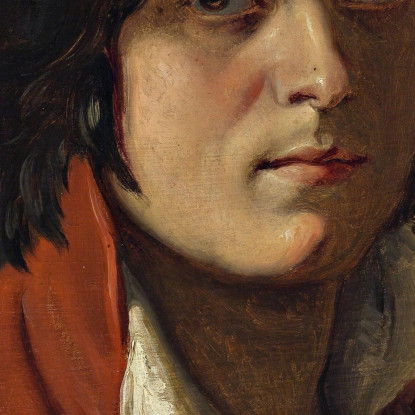 Giovane Campagnolo Wilhelm Marstrand wmr76 quadro stampato su tela