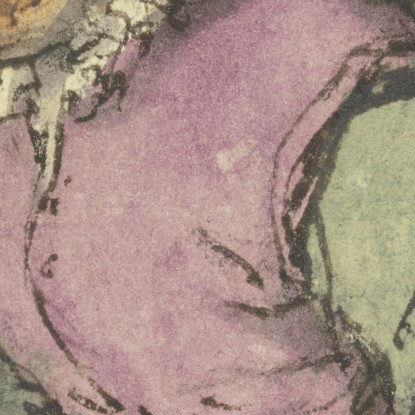 Contadino Seduto A Un Tavolo Con Bicchiere Verso Sinistra Adriaen van Ostade avo12 quadro stampato su tela