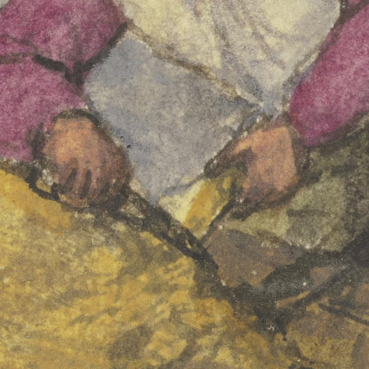 Contadino Rivolto A Sinistra Che Macella Un Maiale Adriaen van Ostade avo17 quadro stampato su tela