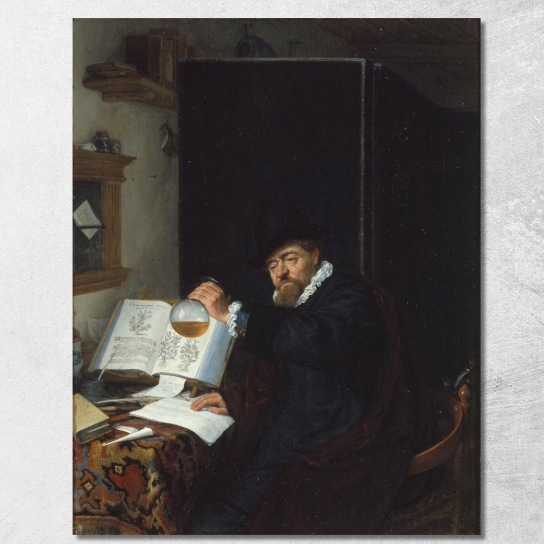 L'Analisi Adriaen van Ostade avo29 quadro stampato su tela