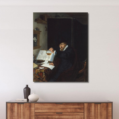 L'Analisi Adriaen van Ostade avo29 quadro stampato su tela