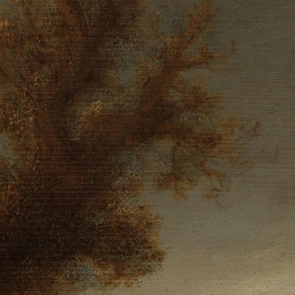 Paesaggio Con Una Vecchia Quercia Adriaen van Ostade avo30 quadro stampato su tela