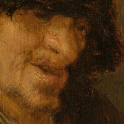 Uomo Che Canta Adriaen van Ostade avo31 quadro stampato su tela