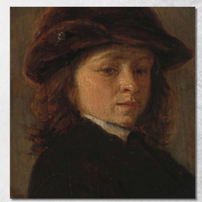 Ritratto Di Un Ragazzo Adriaen van Ostade avo42 quadro stampato su tela