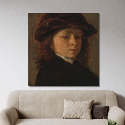 Ritratto Di Un Ragazzo Adriaen van Ostade avo42 quadro stampato su tela