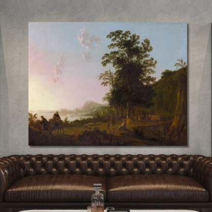 Paesaggio Con La Fuga In Egitto Aelbert Cuyp acu25 quadro stampato su tela