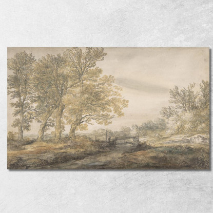 Paesaggio Con Alberi Aelbert Cuyp acu27 quadro stampato su tela