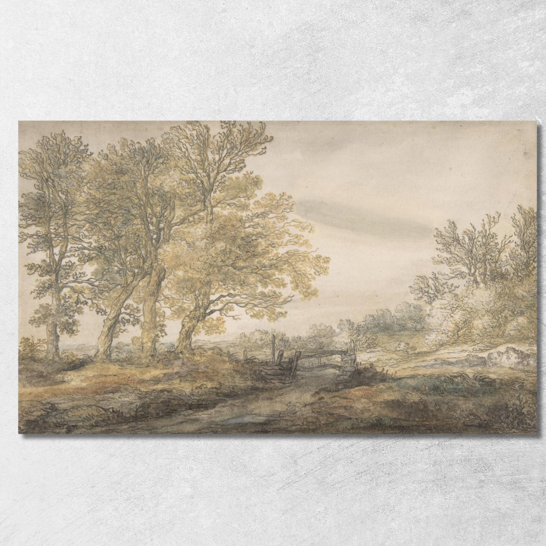 Paesaggio Con Alberi Aelbert Cuyp acu27 quadro stampato su tela