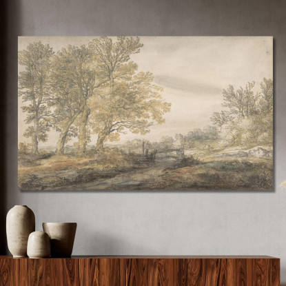 Paesaggio Con Alberi Aelbert Cuyp acu27 quadro stampato su tela