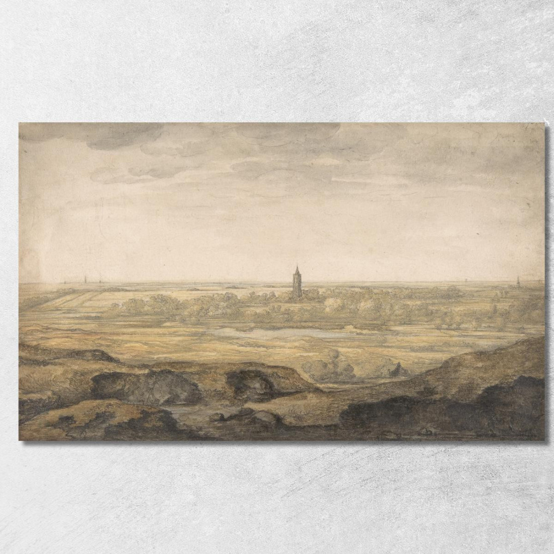 Paesaggio Aelbert Cuyp acu28 quadro stampato su tela