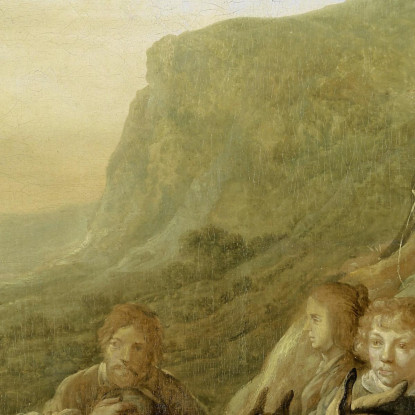 L'Incontro Tra Davide E Abigail Aelbert Cuyp acu46 quadro stampato su tela