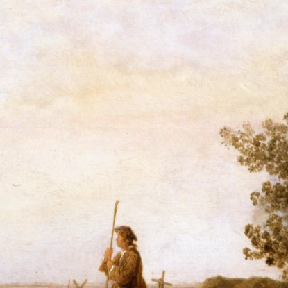 Veduta Su Una Pianura Aelbert Cuyp acu53 quadro stampato su tela