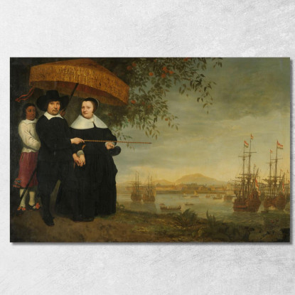 Mercante Senior Della Voc Aelbert Cuyp acu55 quadro stampato su tela
