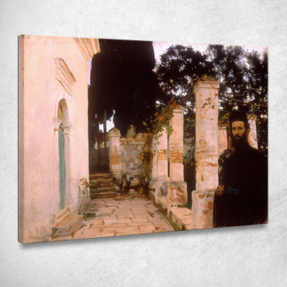 Vespri John Singer Sargent jss362 quadro stampato su tela