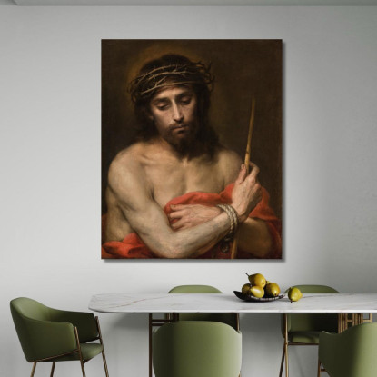 Ecce Homo Bartolomé Estebán Murillo bem7 quadro stampato su tela