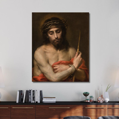 Ecce Homo Bartolomé Estebán Murillo bem7 quadro stampato su tela