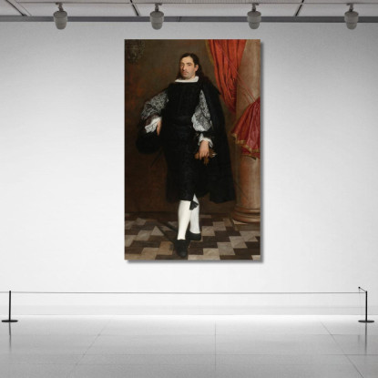 Ritratto Di Un Gentiluomo Presumibilmente Un Membro Della Famiglia Ostigliani Bartolomé Estebán Murillo bem14 quadro stampato s