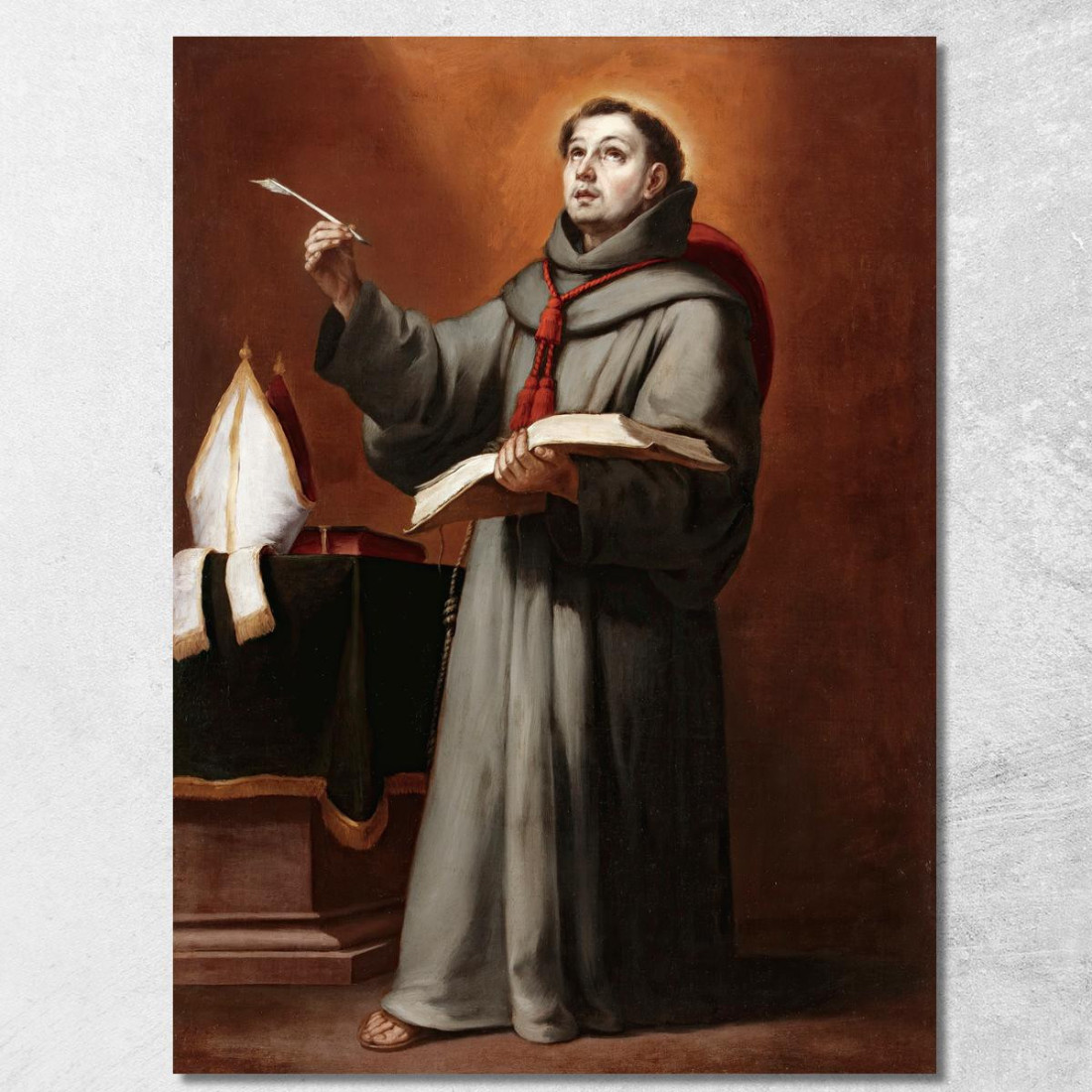San Bonaventura Bartolomé Estebán Murillo bem16 quadro stampato su tela