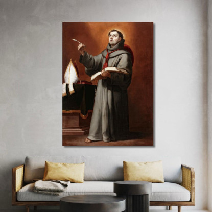 San Bonaventura Bartolomé Estebán Murillo bem16 quadro stampato su tela