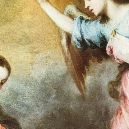 Annunciazione Bartolomé Estebán Murillo bem25 quadro stampato su tela