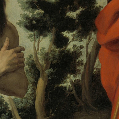 Battesimo Di Cristo Bartolomé Estebán Murillo bem26 quadro stampato su tela