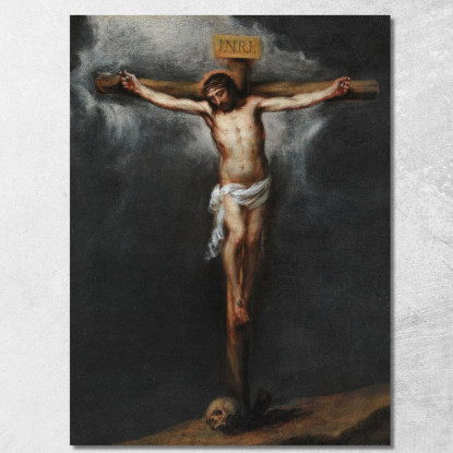 La Crocifissione Bartolomé Estebán Murillo bem29 quadro stampato su tela