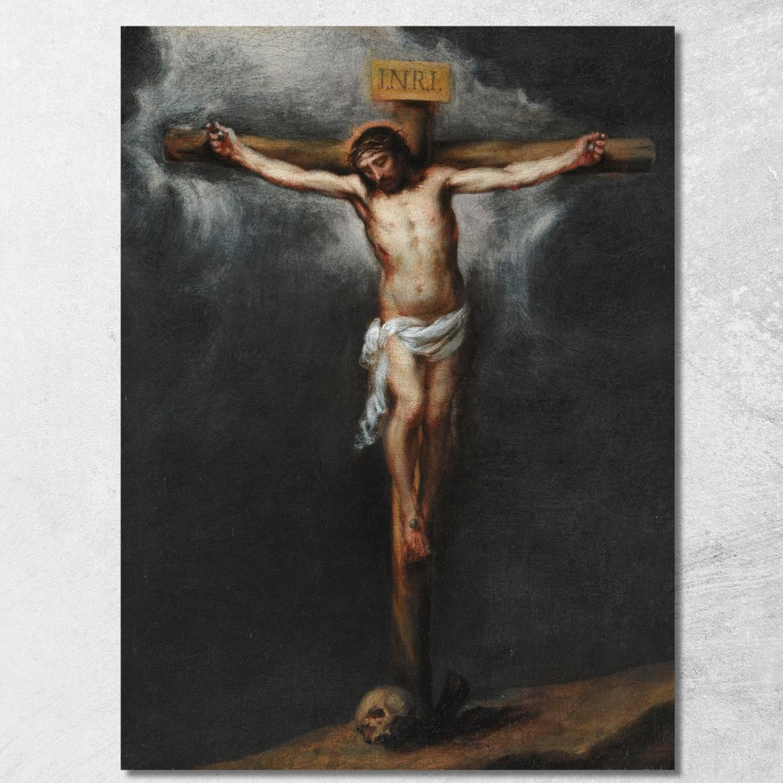 La Crocifissione Bartolomé Estebán Murillo bem29 quadro stampato su tela