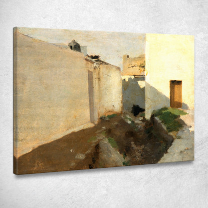 Pareti Bianche Alla Luce Del Sole Il Marocco John Singer Sargent jss372 quadro stampato su tela