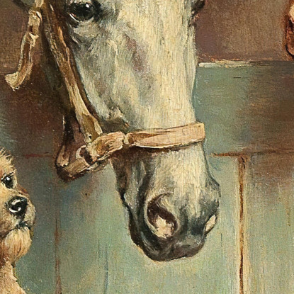 Amicizia Tra Animali Carl Reichert crc11 quadro stampato su tela