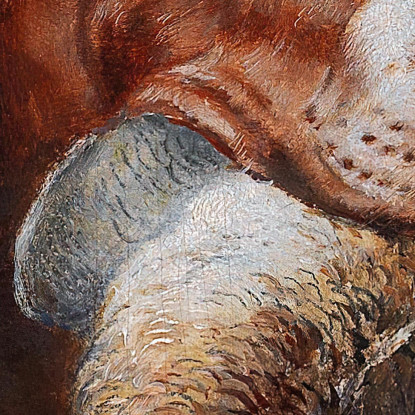 Cane Da Caccia Con Beccaccia Carl Reichert crc29 quadro stampato su tela