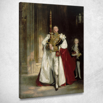 Charles Stewart Sesto Marchese Di Londonderry John Singer Sargent jss381 quadro stampato su tela