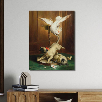 Pandemonio Di Carlini Carl Reichert crc47 quadro stampato su tela