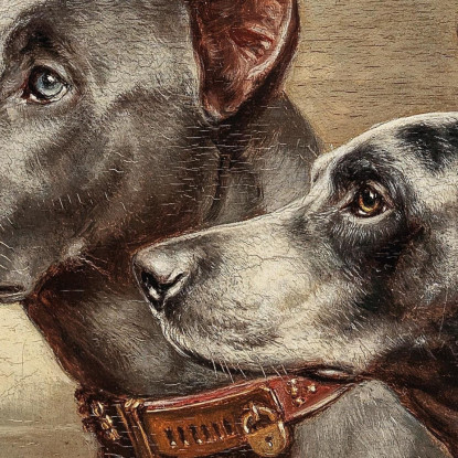 Due Amici Carl Reichert crc56 quadro stampato su tela