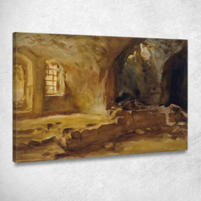 Cantina In Rovina John Singer Sargent jss384 quadro stampato su tela