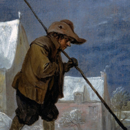 Inverno David Teniers The Younger dty116 quadro stampato su tela