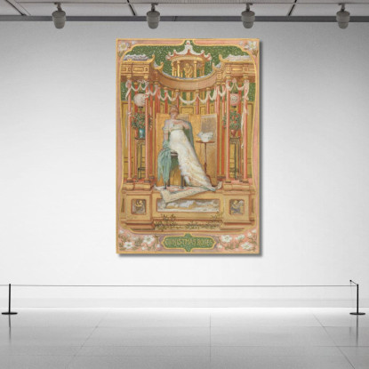 Rose Di Natale Edward John Poynter ejp9 quadro stampato su tela
